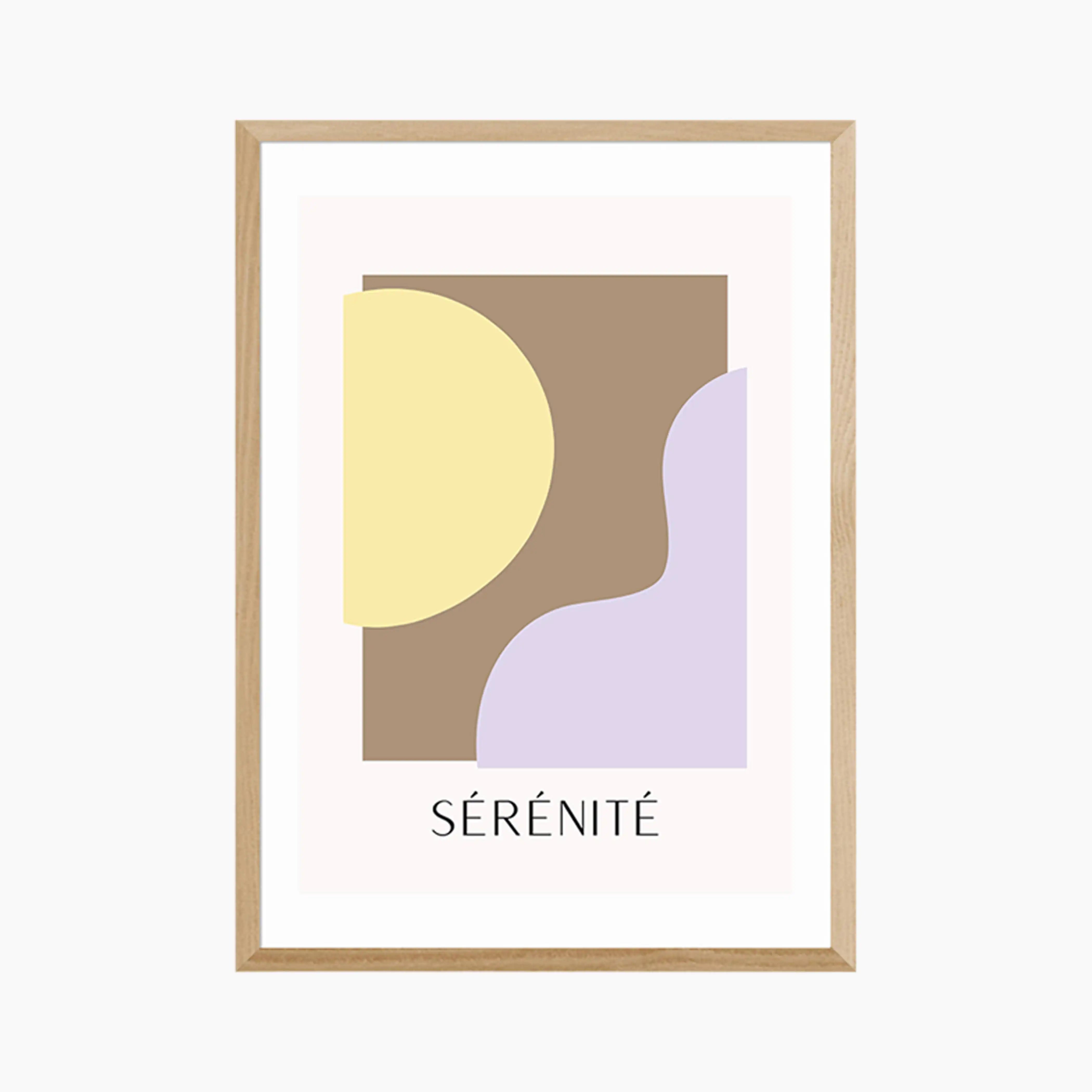 Serenite Abstract Graphic Print