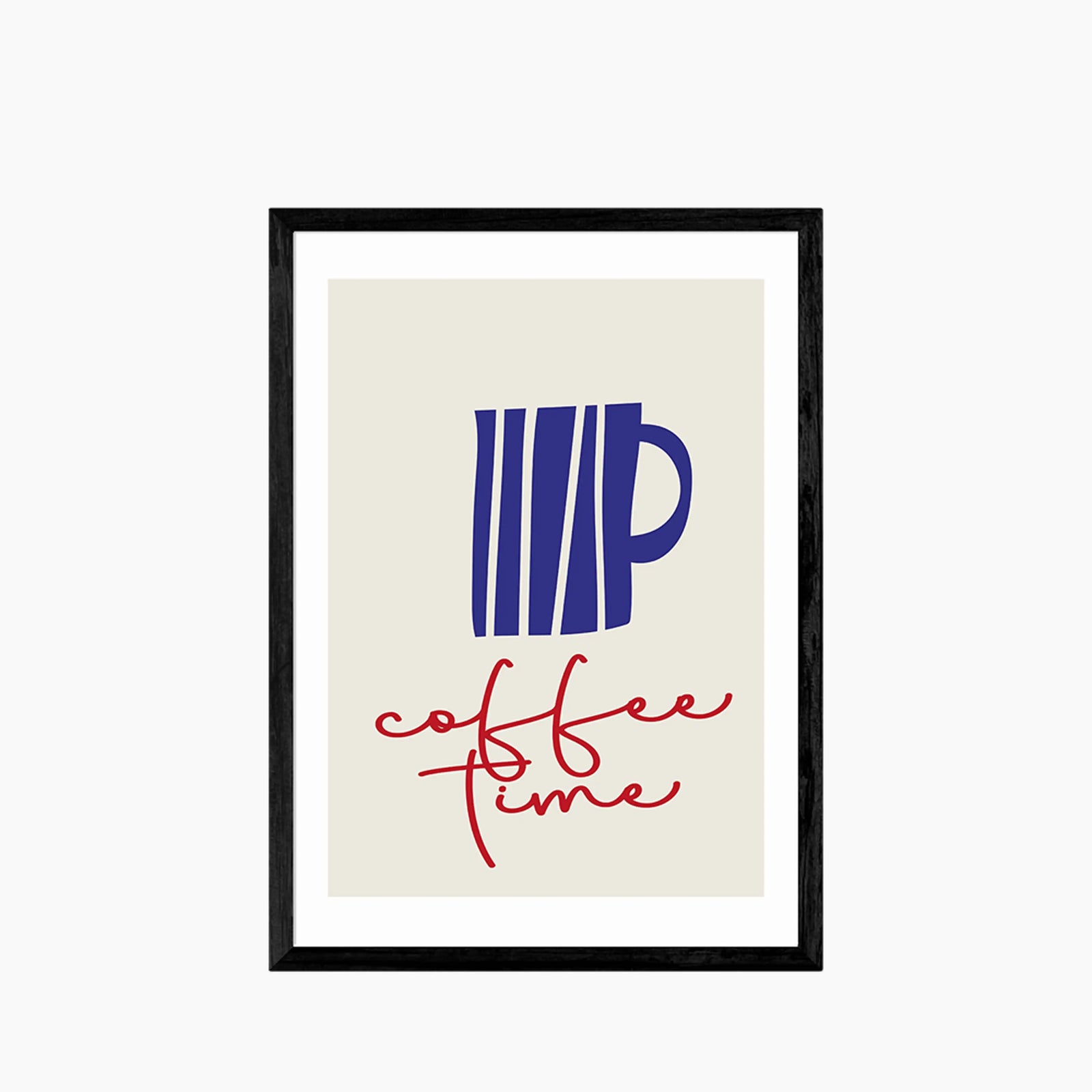 It's Time For Coffee Graphic Print