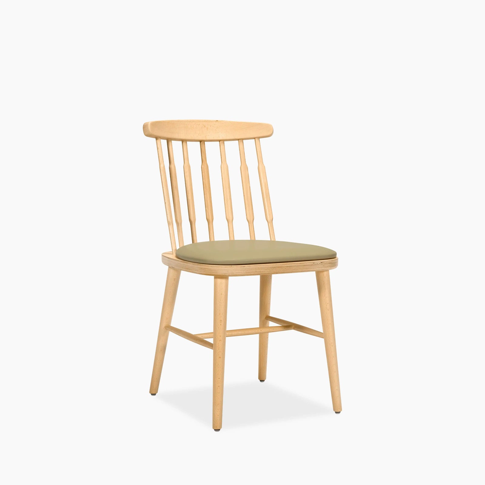 Tessa Wooden Dining Chair | Upholstered Seat