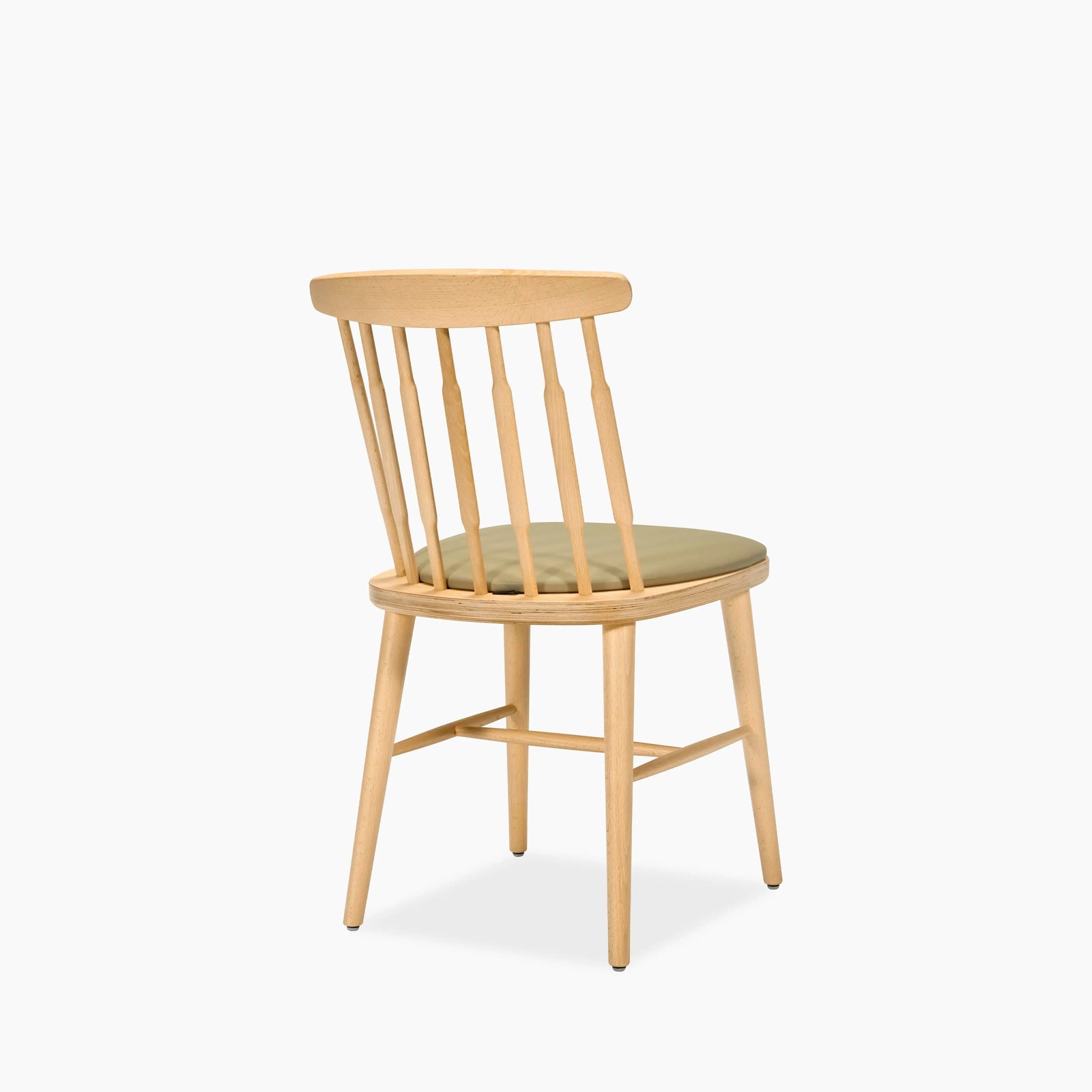 Tessa Wooden Dining Chair | Upholstered Seat