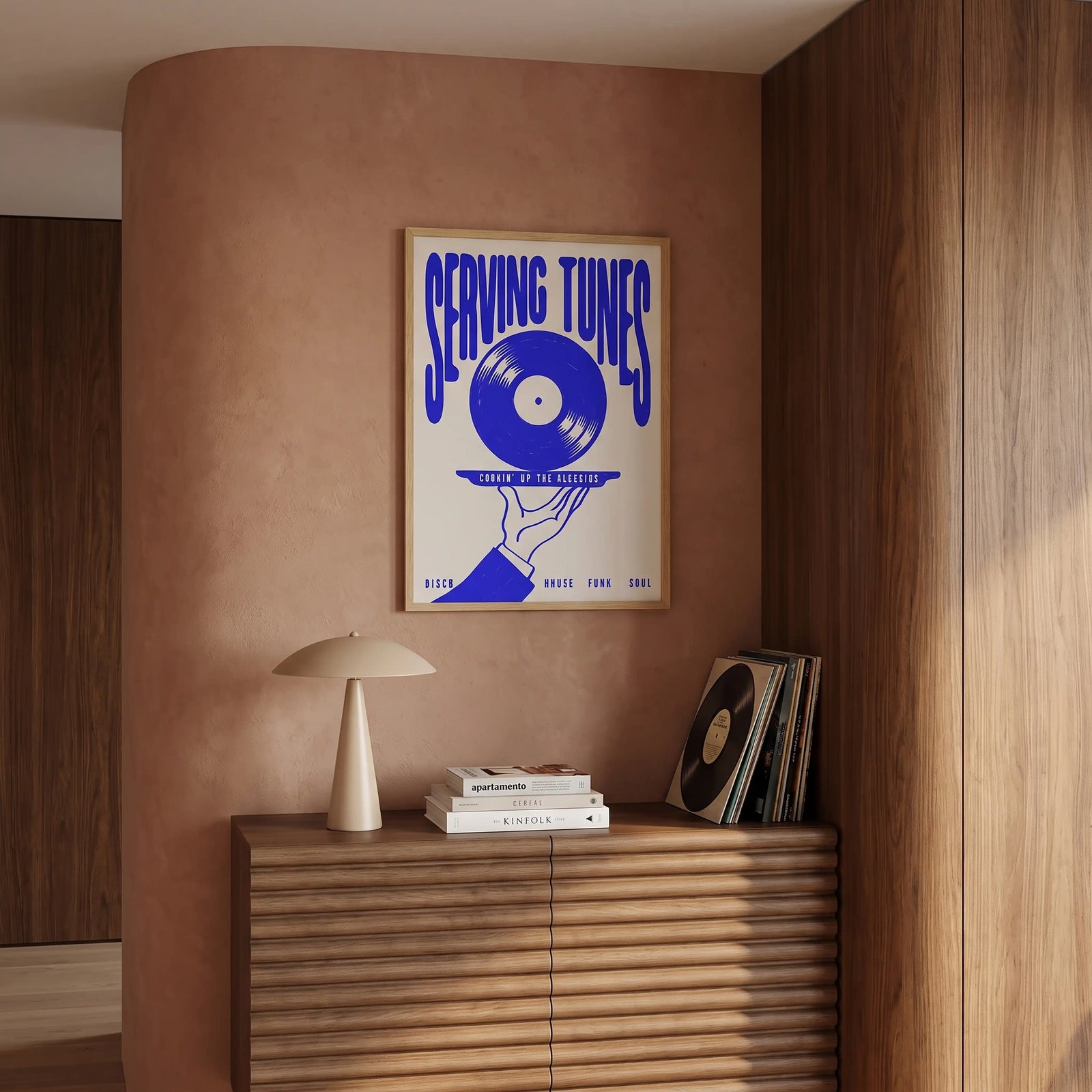Serving Tunes Graphic Print
