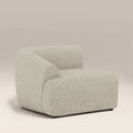 Malmo Left Hand Module Section | Oatmeal Woven Boucle