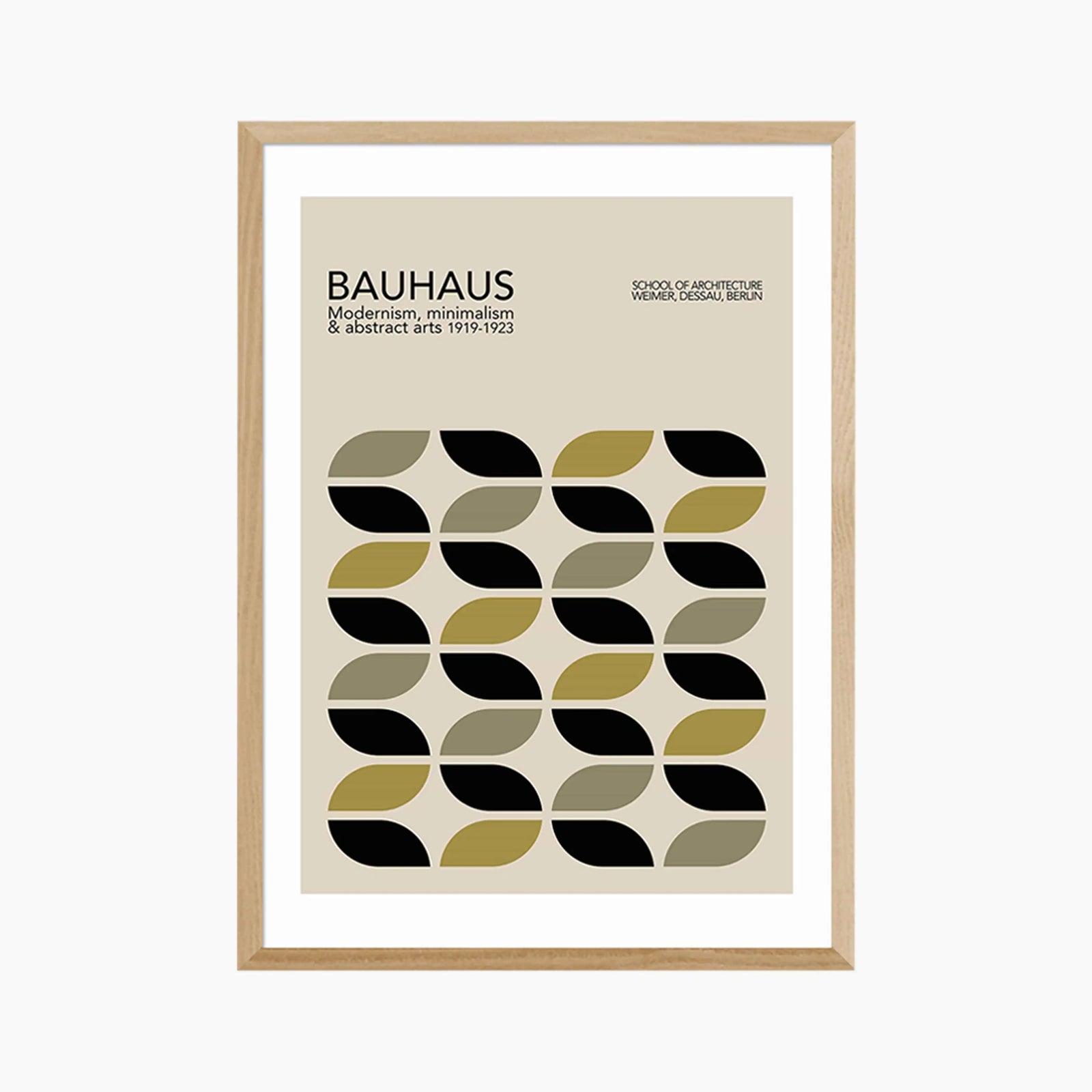 Bauhaus Neutrals Graphic Print