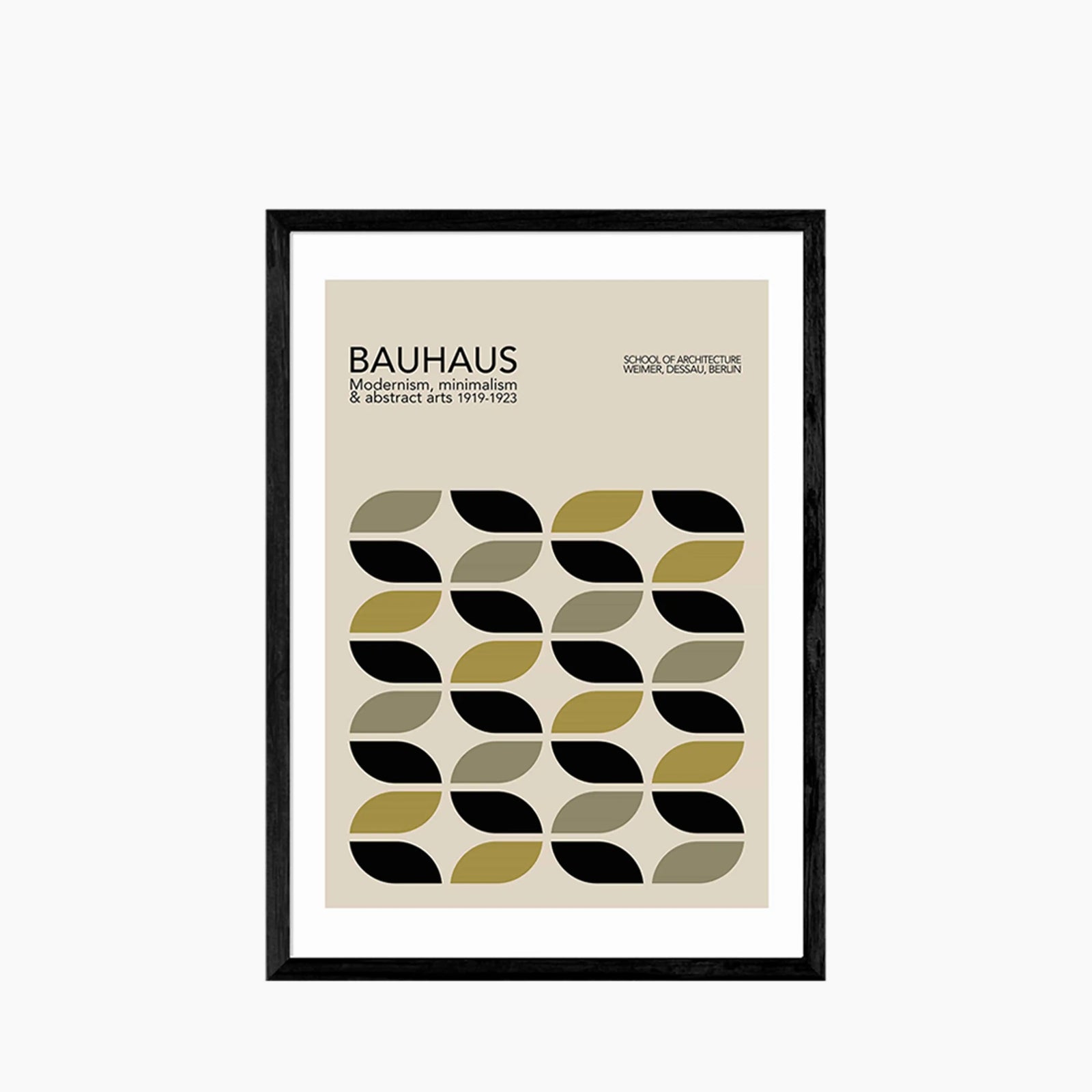 Bauhaus Neutrals Graphic Print