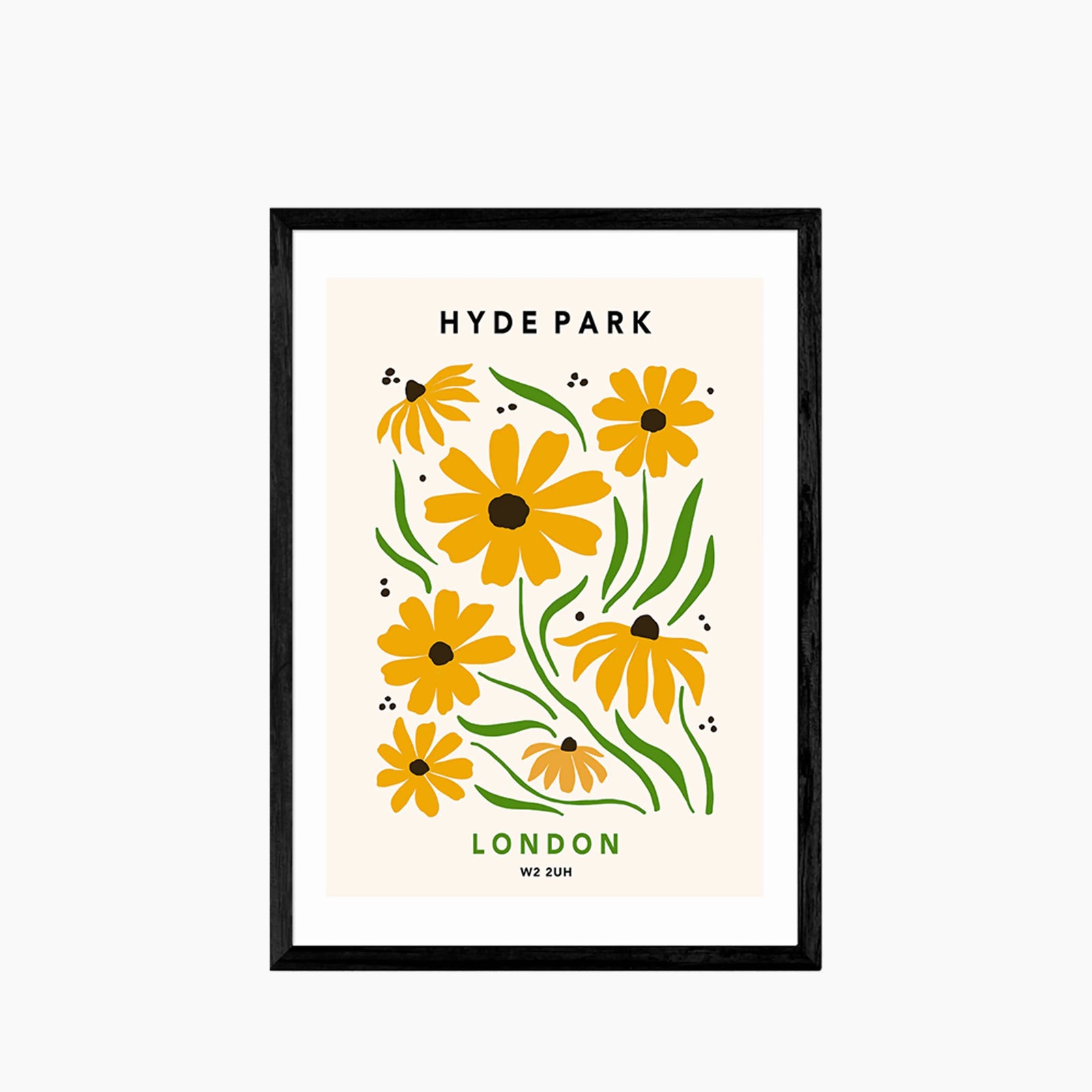 Hyde Park In Summer Graphic  Print