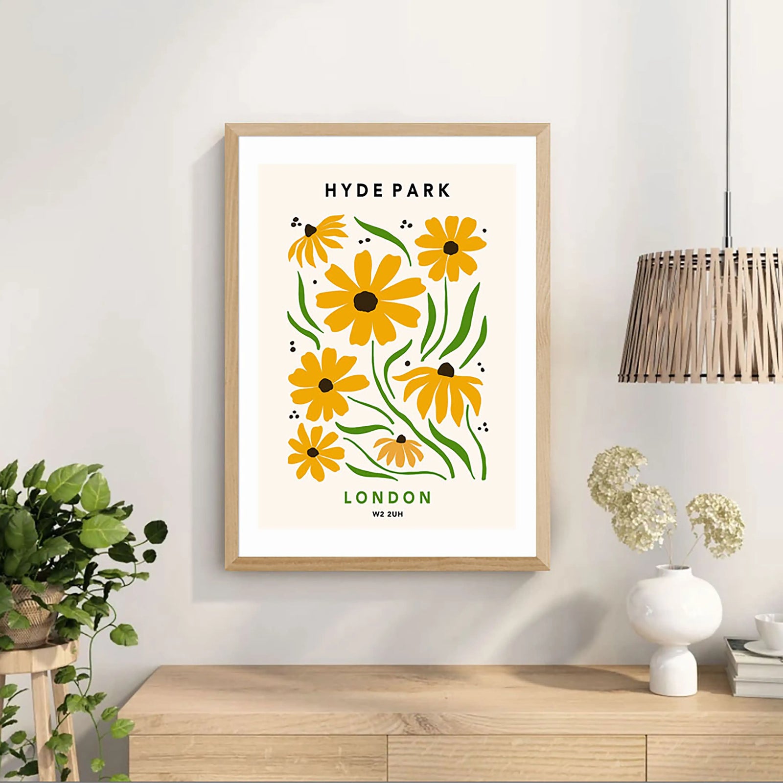 Hyde Park In Summer Graphic  Print