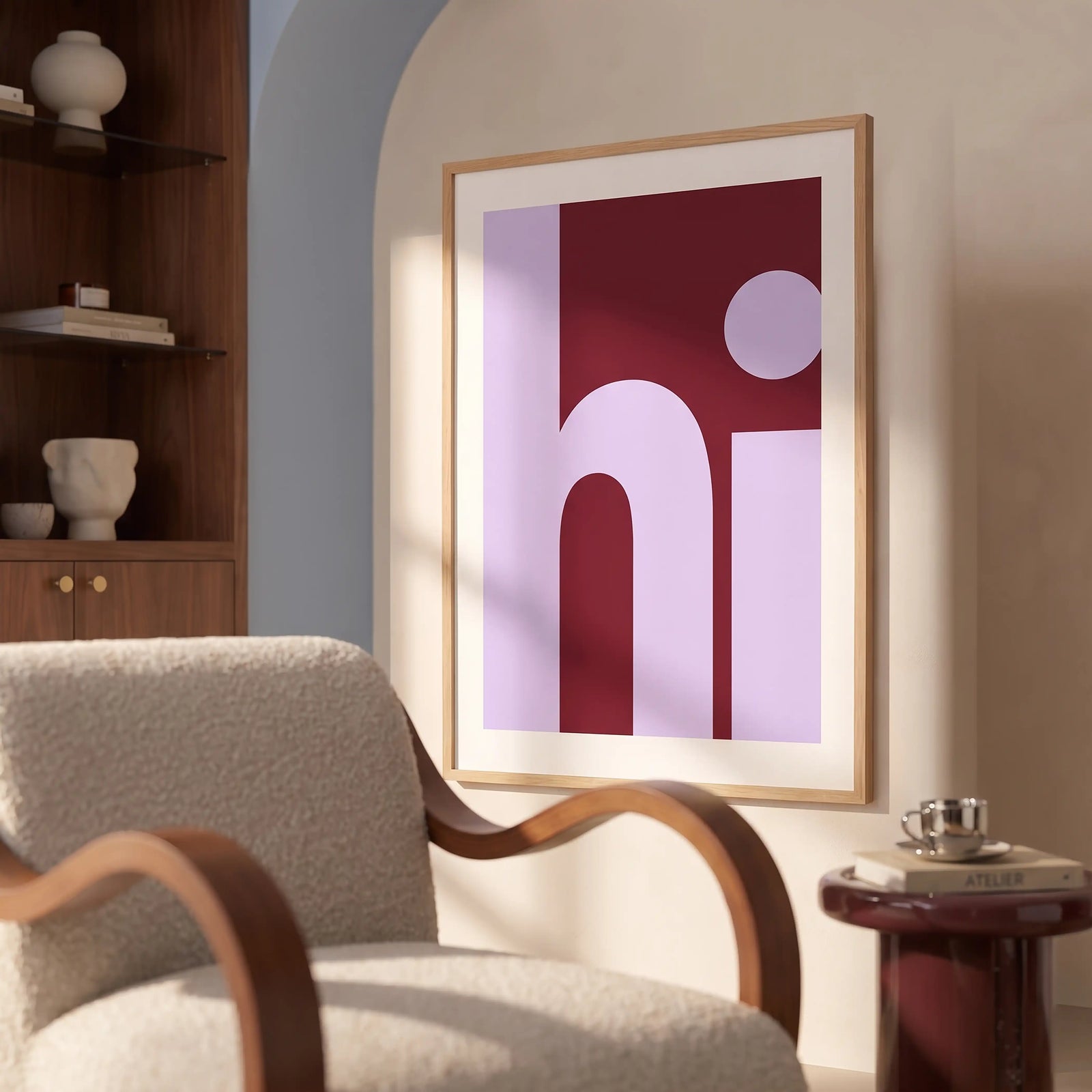 Hi Graphic Print