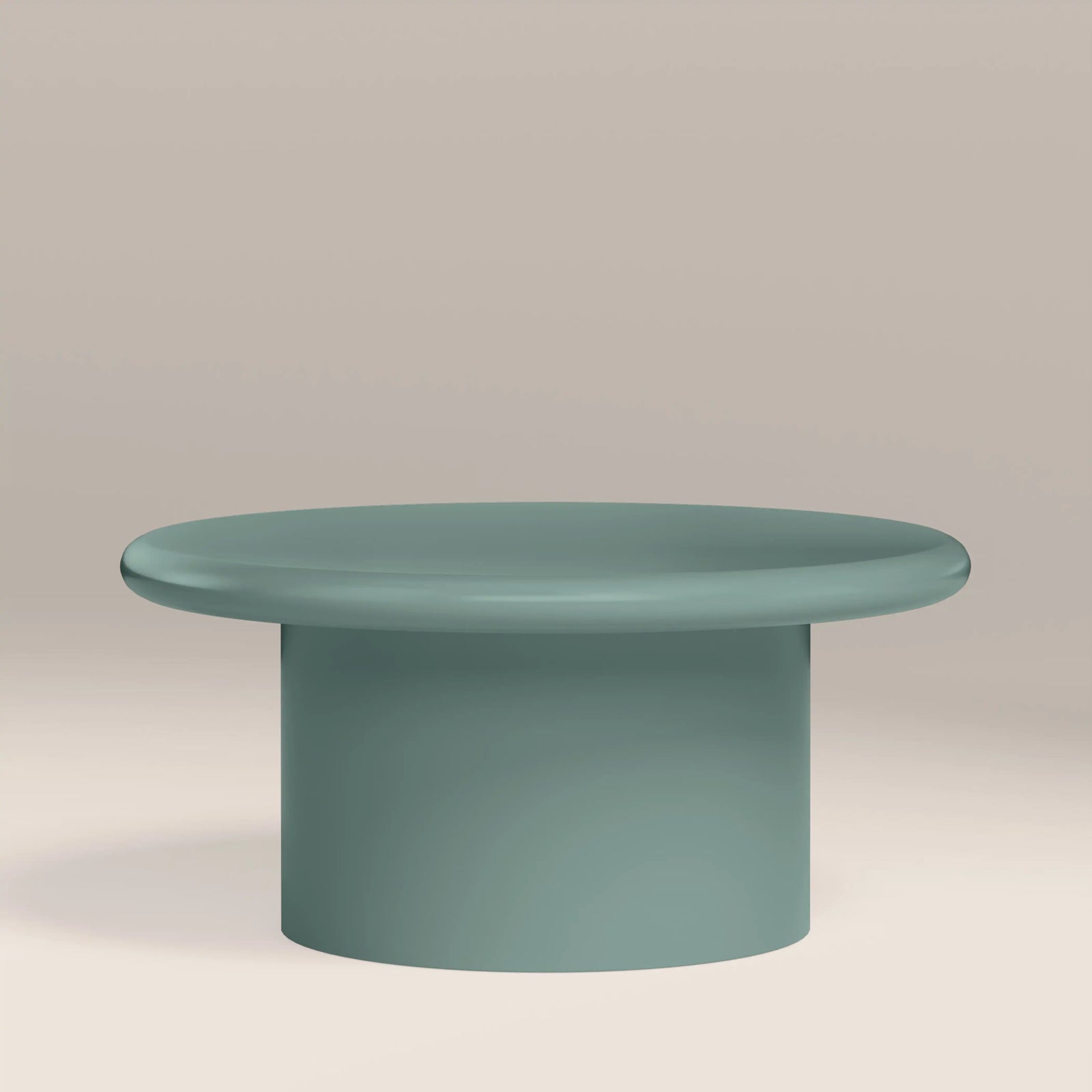 Layah Round Coffee Table | High Gloss Sky Blue