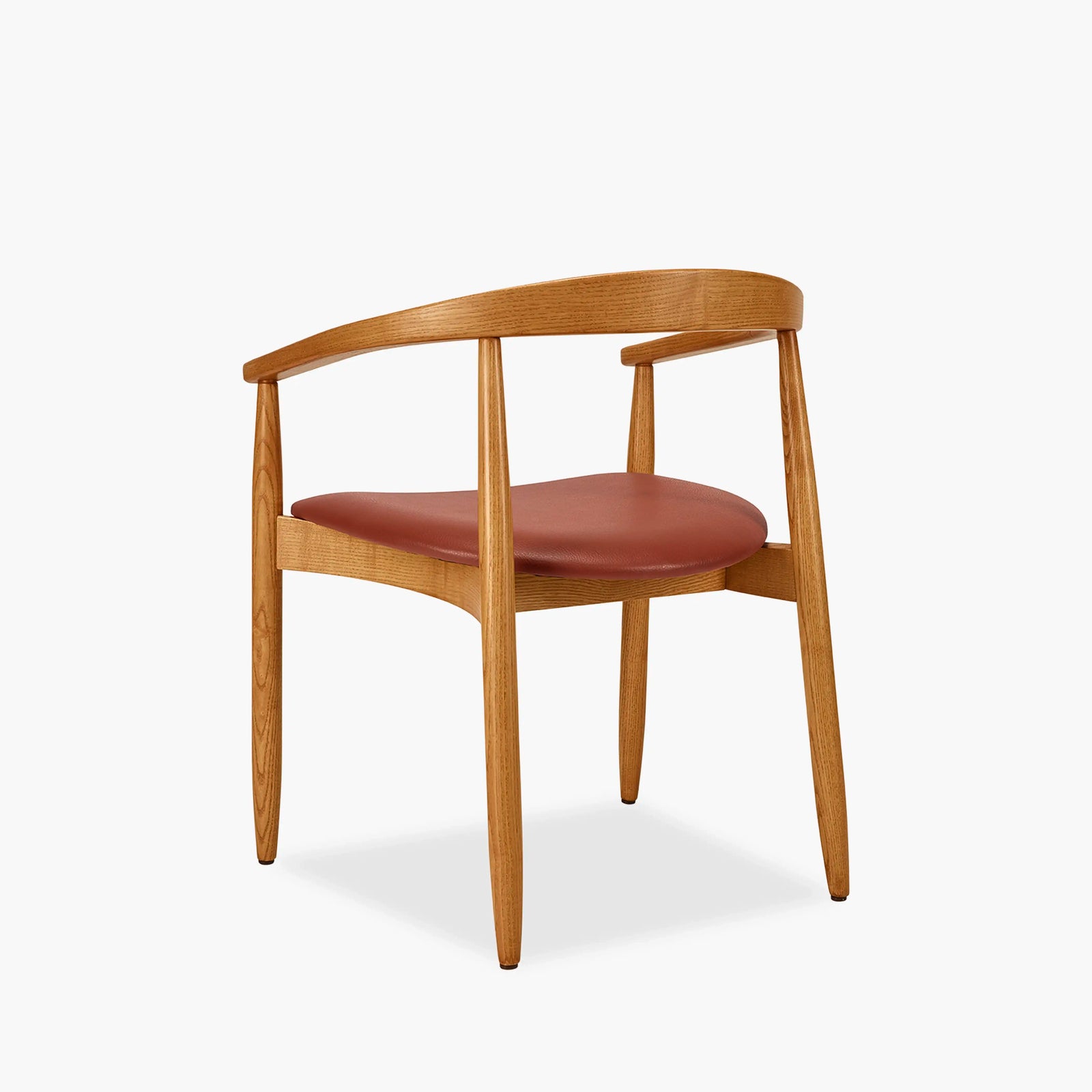 Emrik Stackable Carver Wooden Dining Chair | Upholstered Seat