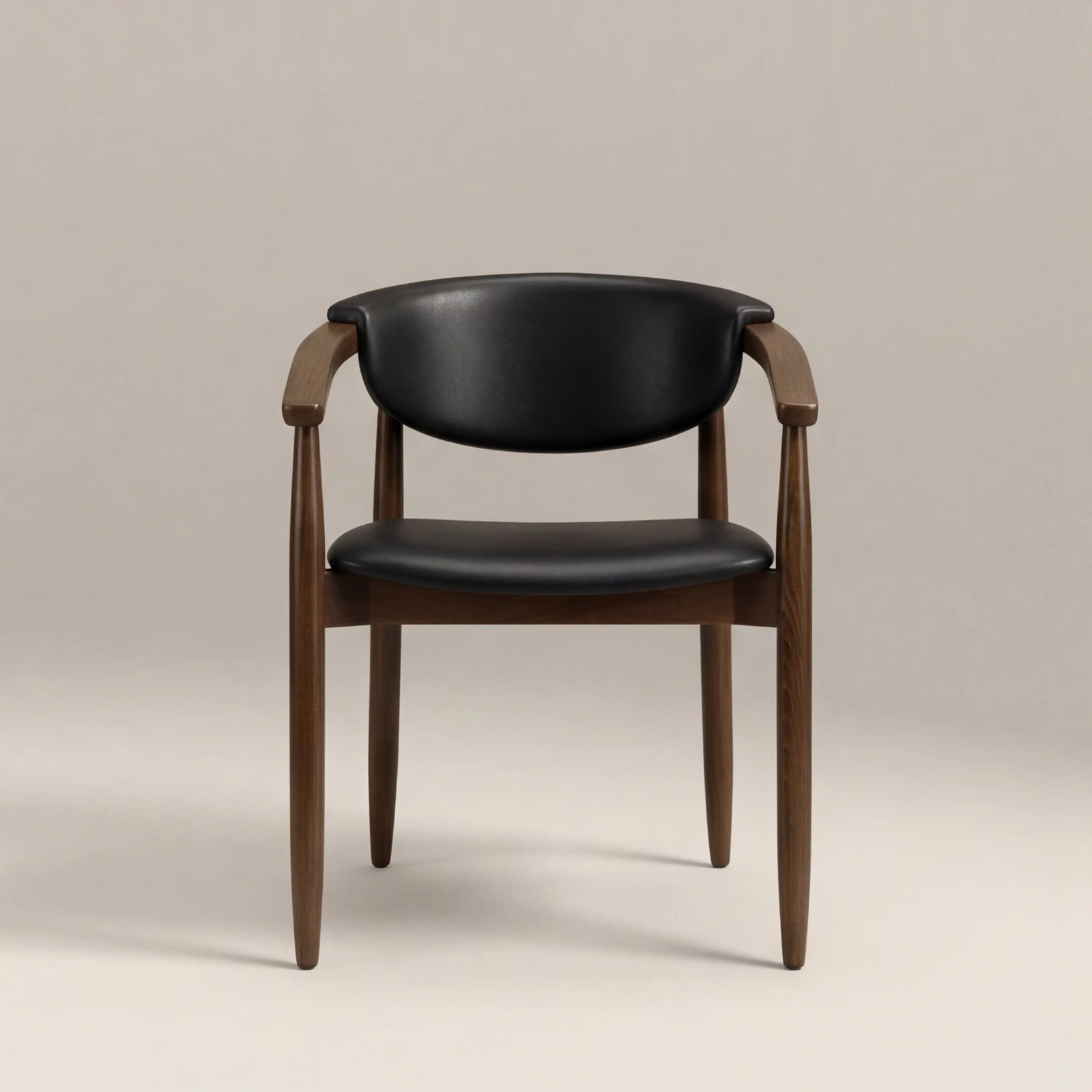 Emrik Wooden Carver Dining Chair | Upholstered Seat & Upholstered Backrest