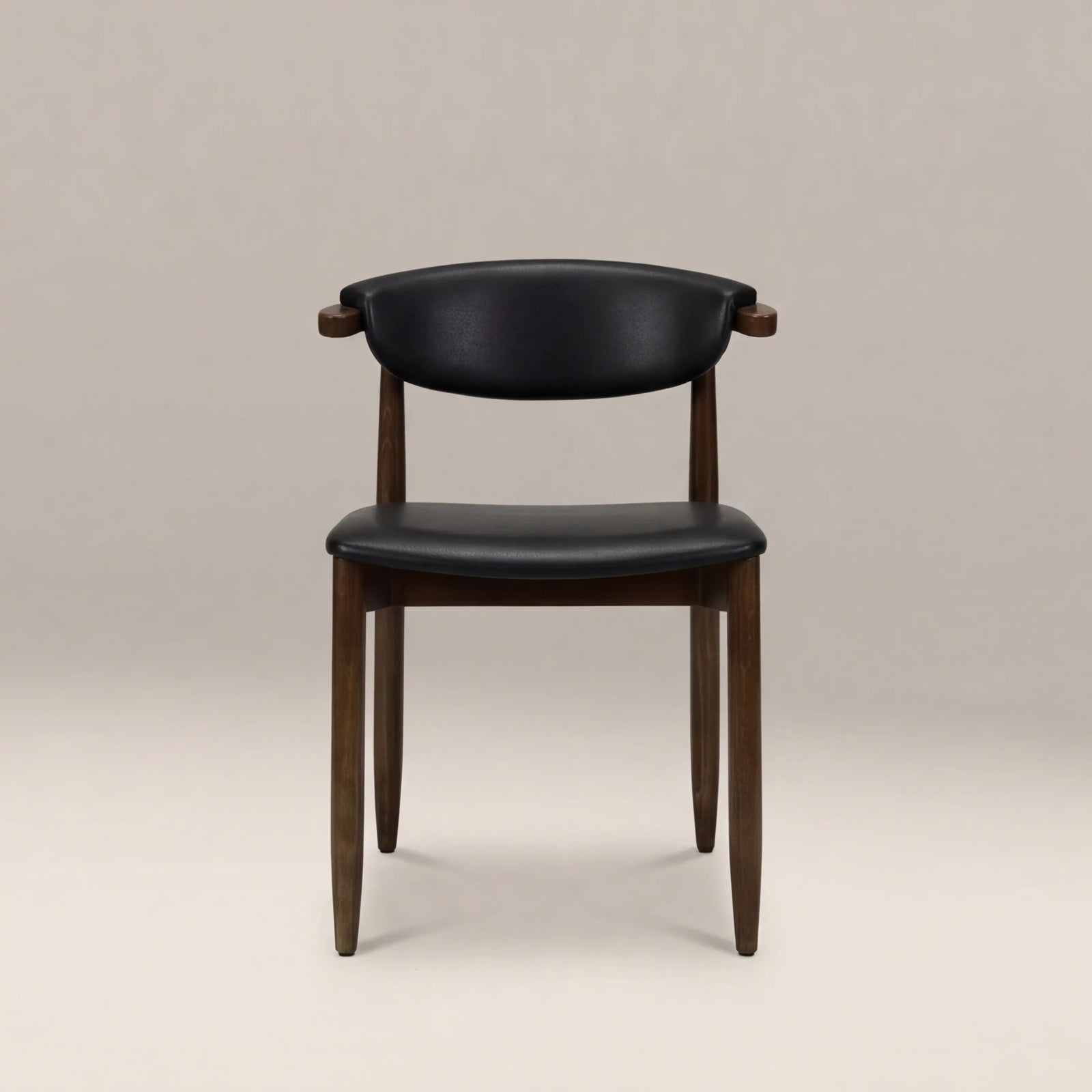 Emrik Wooden Dining Chair | Upholstered Seat & Upholstered Backrest