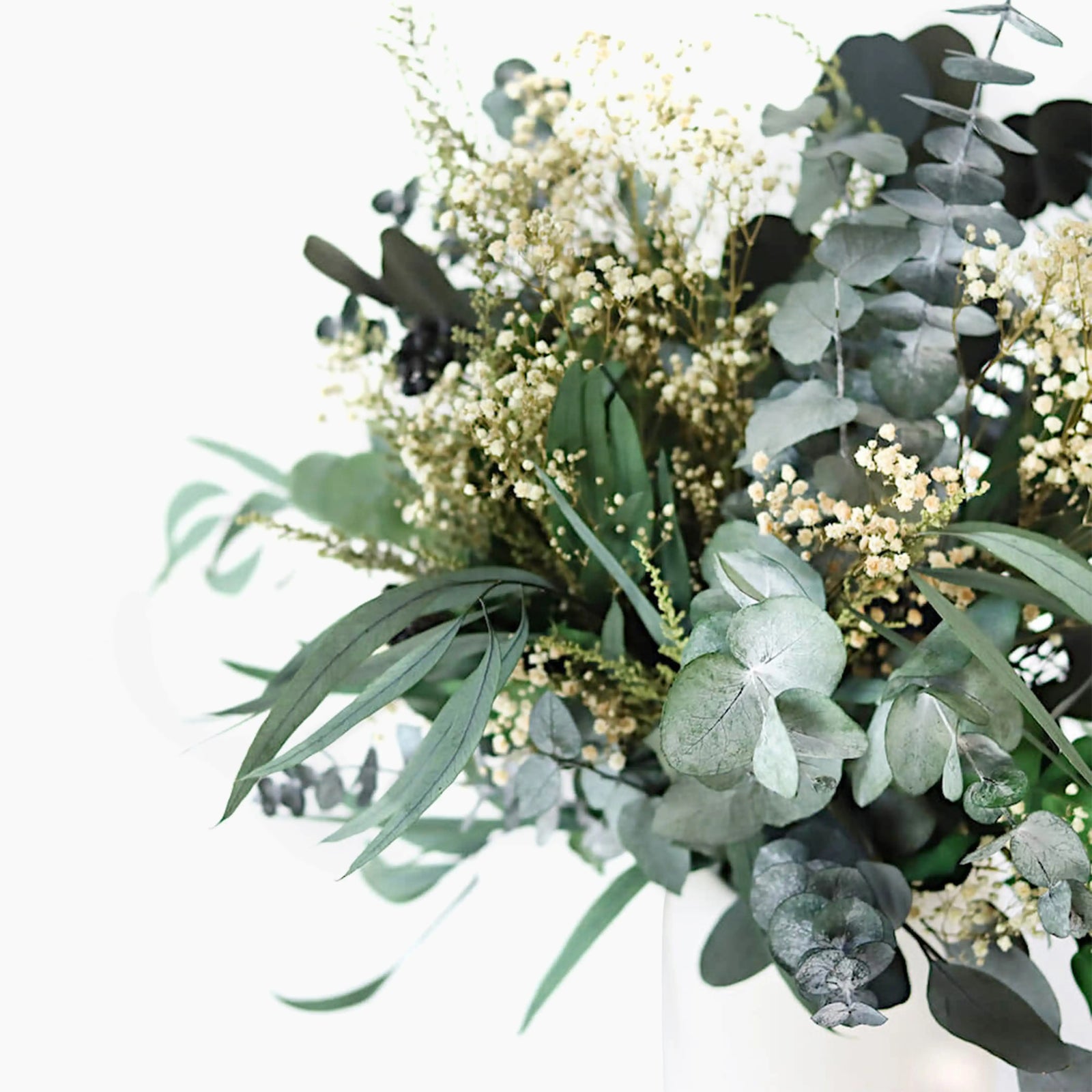 Matcha Hand-Tied Bouquet | Blue & Green