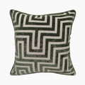 Connelly Large Square Velvet Cushion | Sage Green