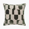 Alonzo Large Square Velvet Cushion | Sage Green