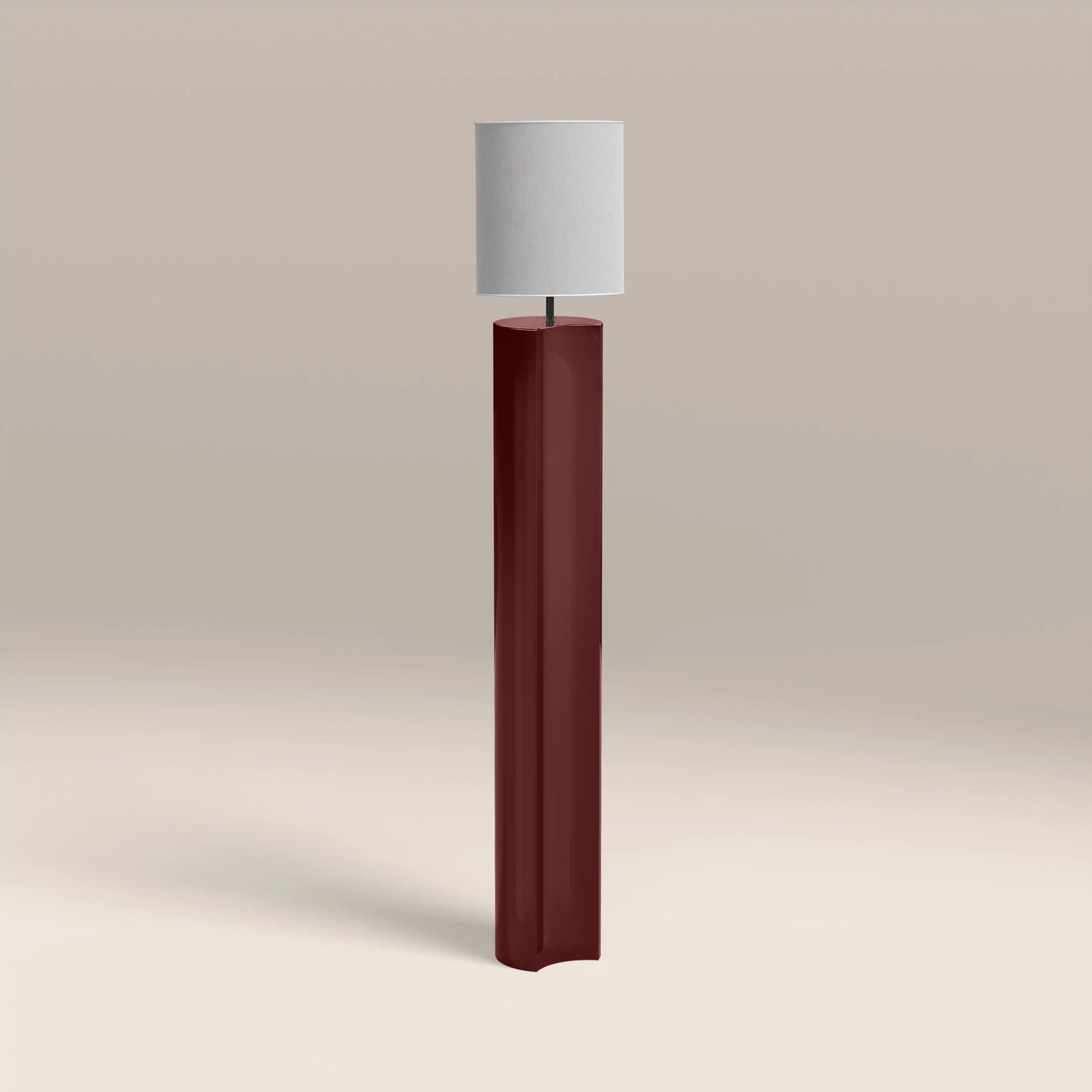 Milad Floor Lamp | High Gloss Burgundy