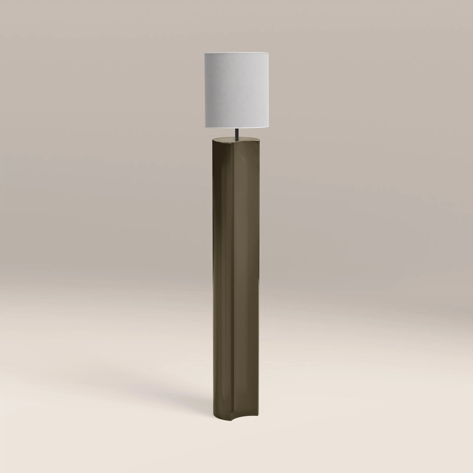 Milad Floor Lamp | High Gloss Clay Green