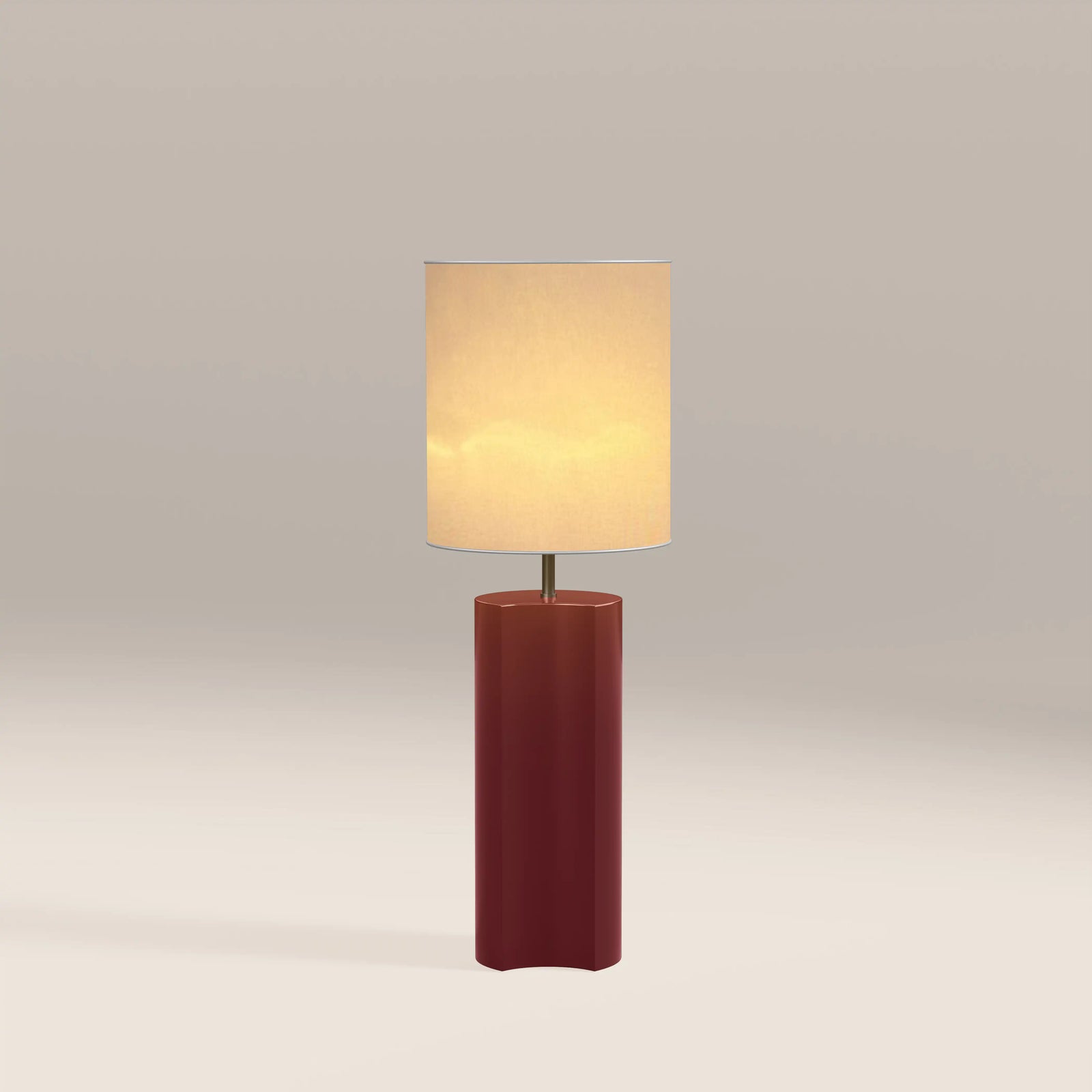 Milad Table Lamp | High Gloss Burgundy