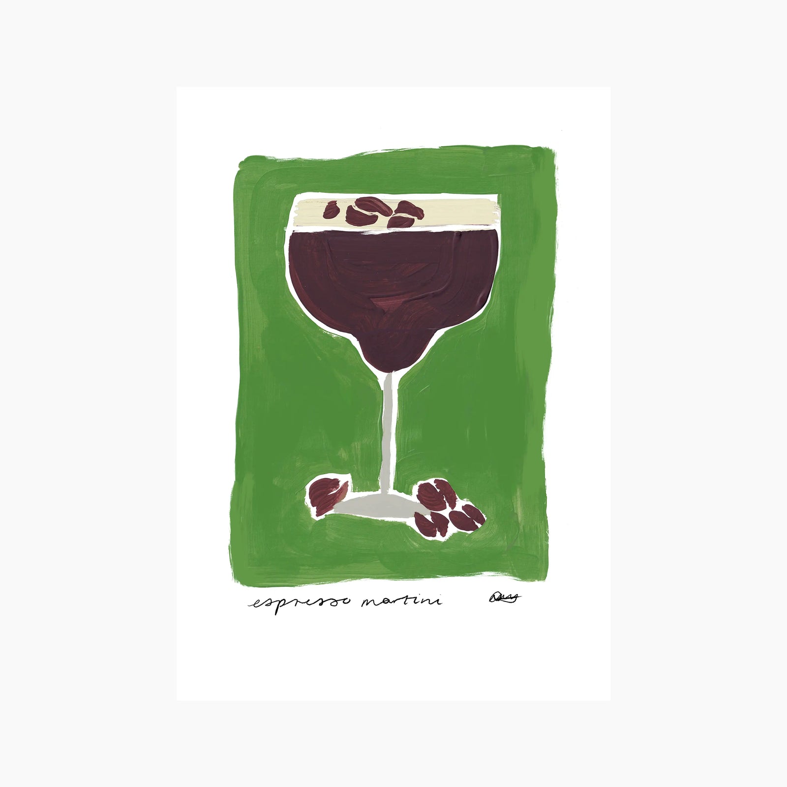 Time For Espresso Martini Graphic Print