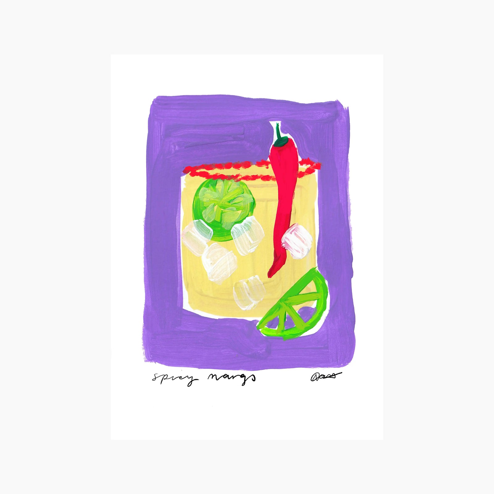 Time For Spicy Margs Graphic Print