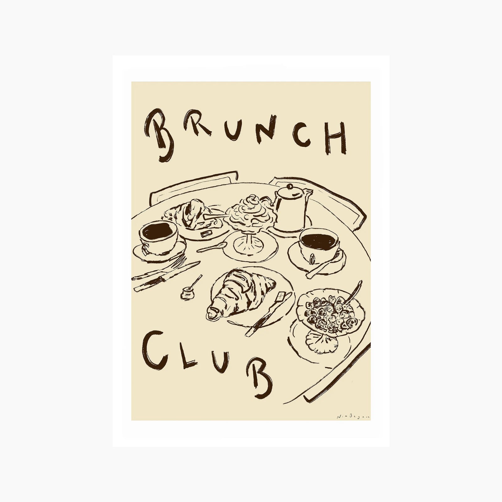 Brunch Club Graphic Print