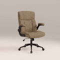 Adra Office Chair | Speckled Cappuccino Boucle & Black
