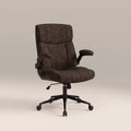Adra Office Chair | Speckled Espresso Boucle & Black