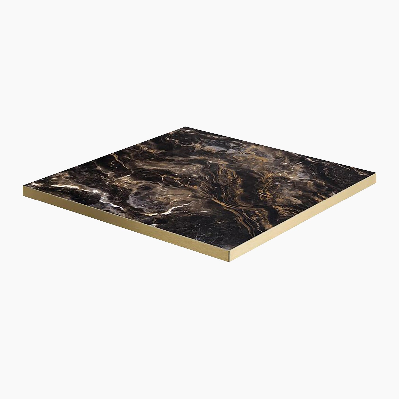 Phoenix Square Table Top | Cappuccino Marble Effect