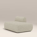 Malmo Right Divan Module Section | Oatmeal Woven Boucle