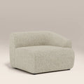 Malmo Right Hand Module Section | Oatmeal Woven Boucle