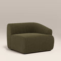 Malmo Right Hand Module Section | Olive Green Velvet Chenille