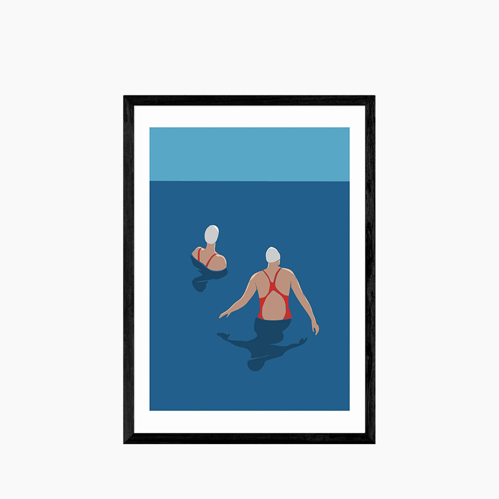 Wild Sea Swimming Graphic Print
