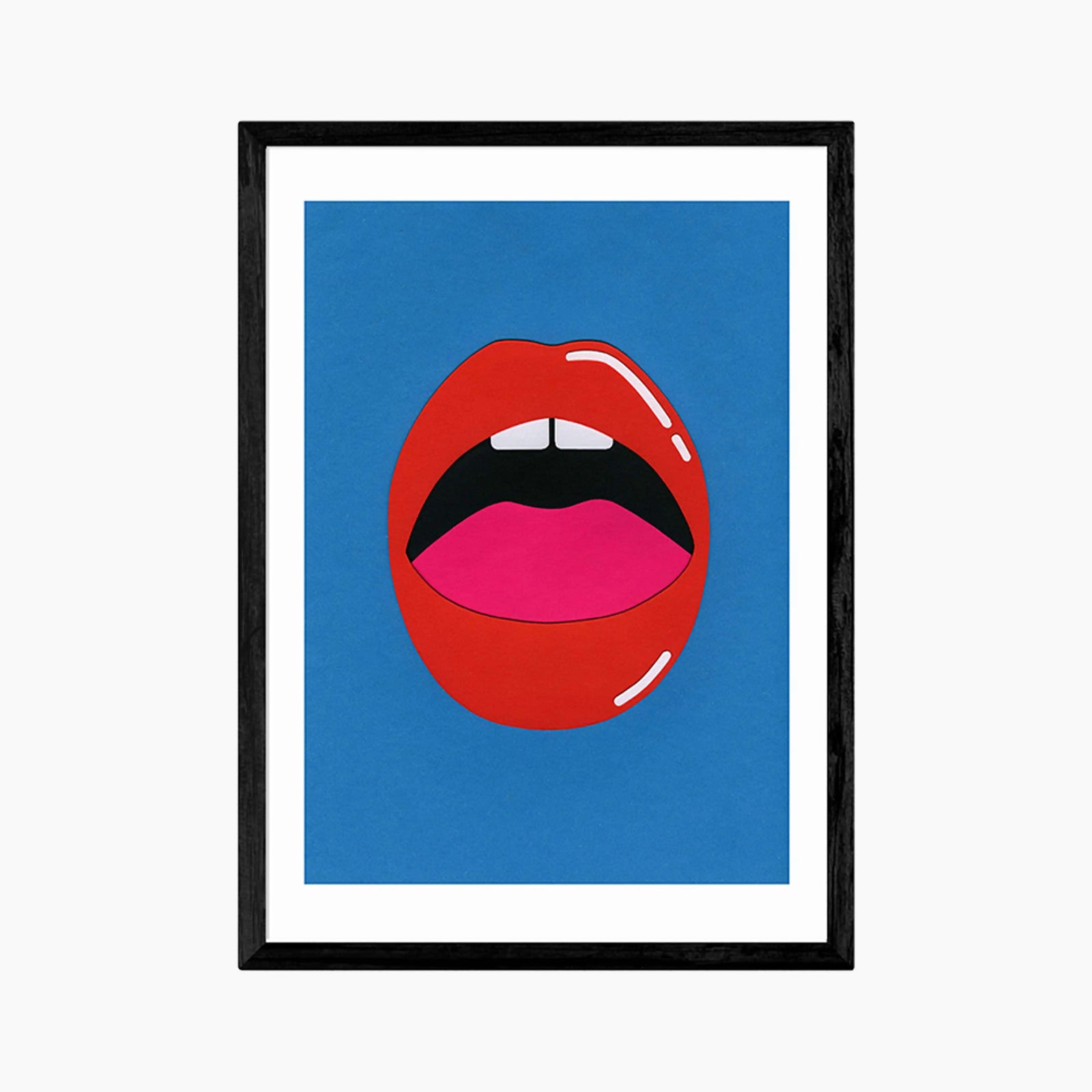Red Lips  Graphic  Print
