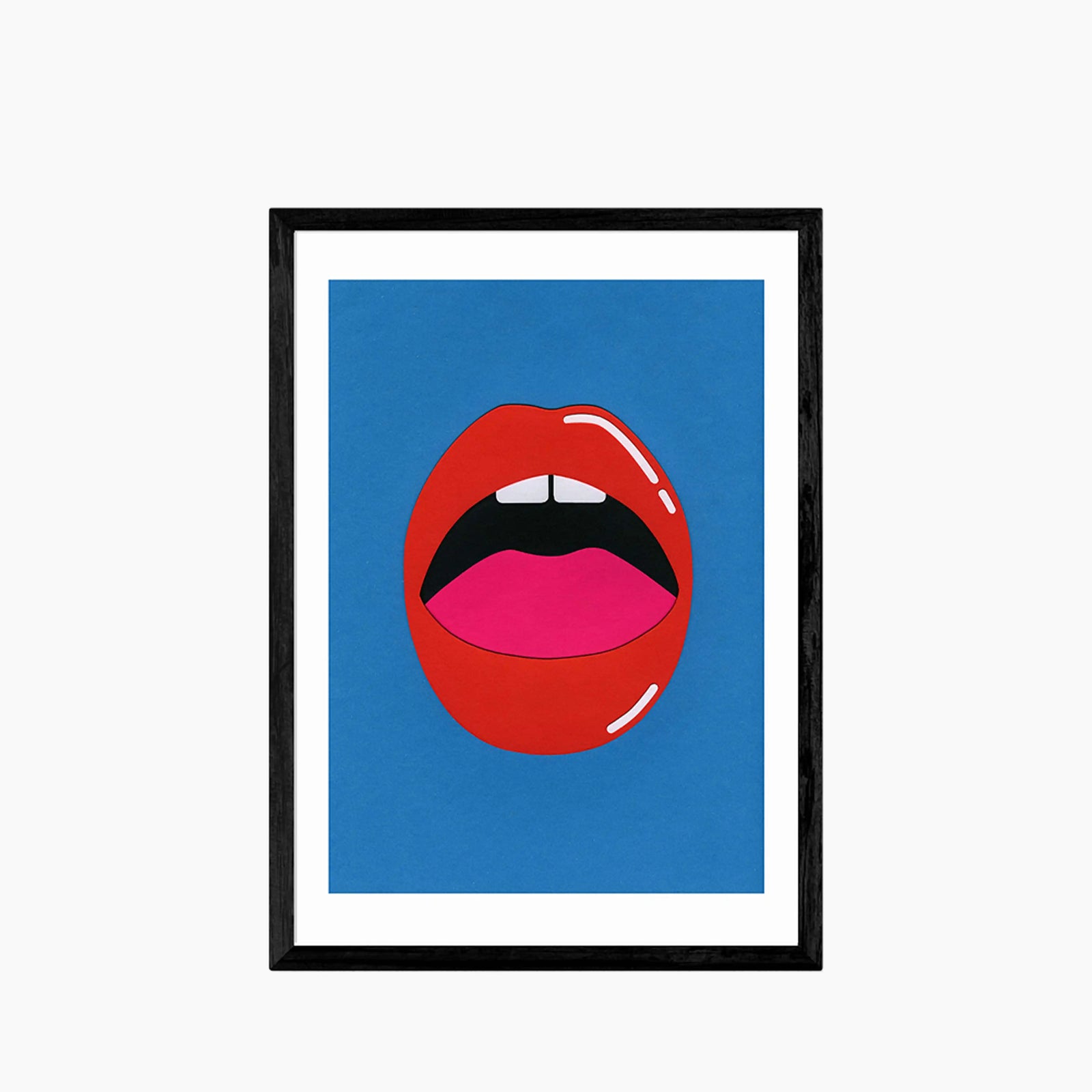 Red Lips  Graphic  Print