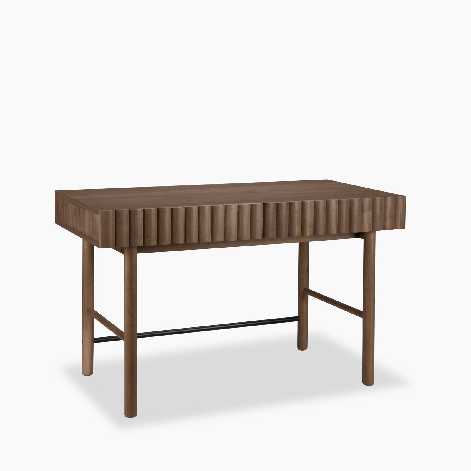 Raphael 2 Drawer Wooden Desk | Walnut