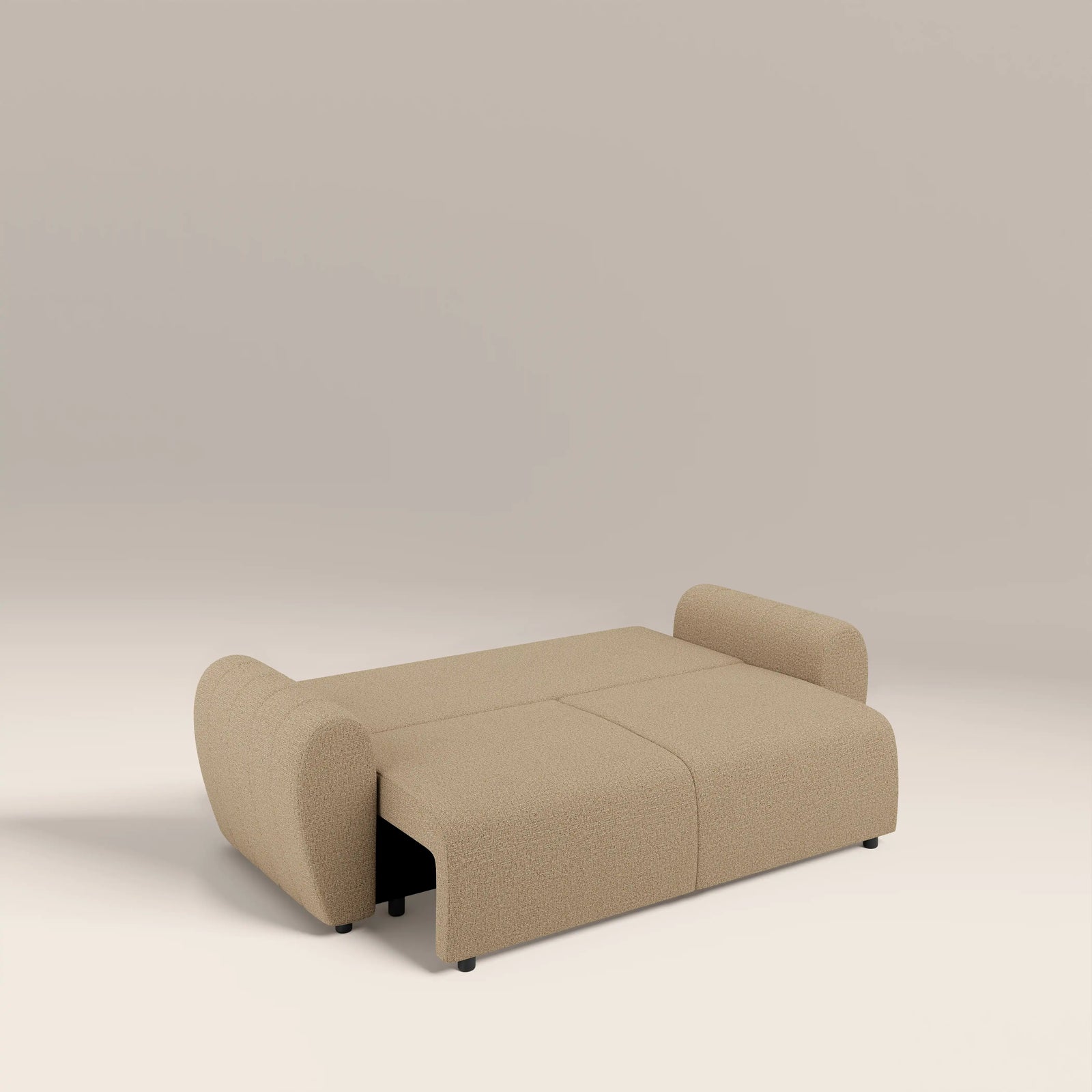 Aldbury 3 Seater Sofa Bed | Speckled Latte Boucle