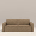 Ilana 3 Seater Sofa Bed | Speckled Cappuccino Boucle