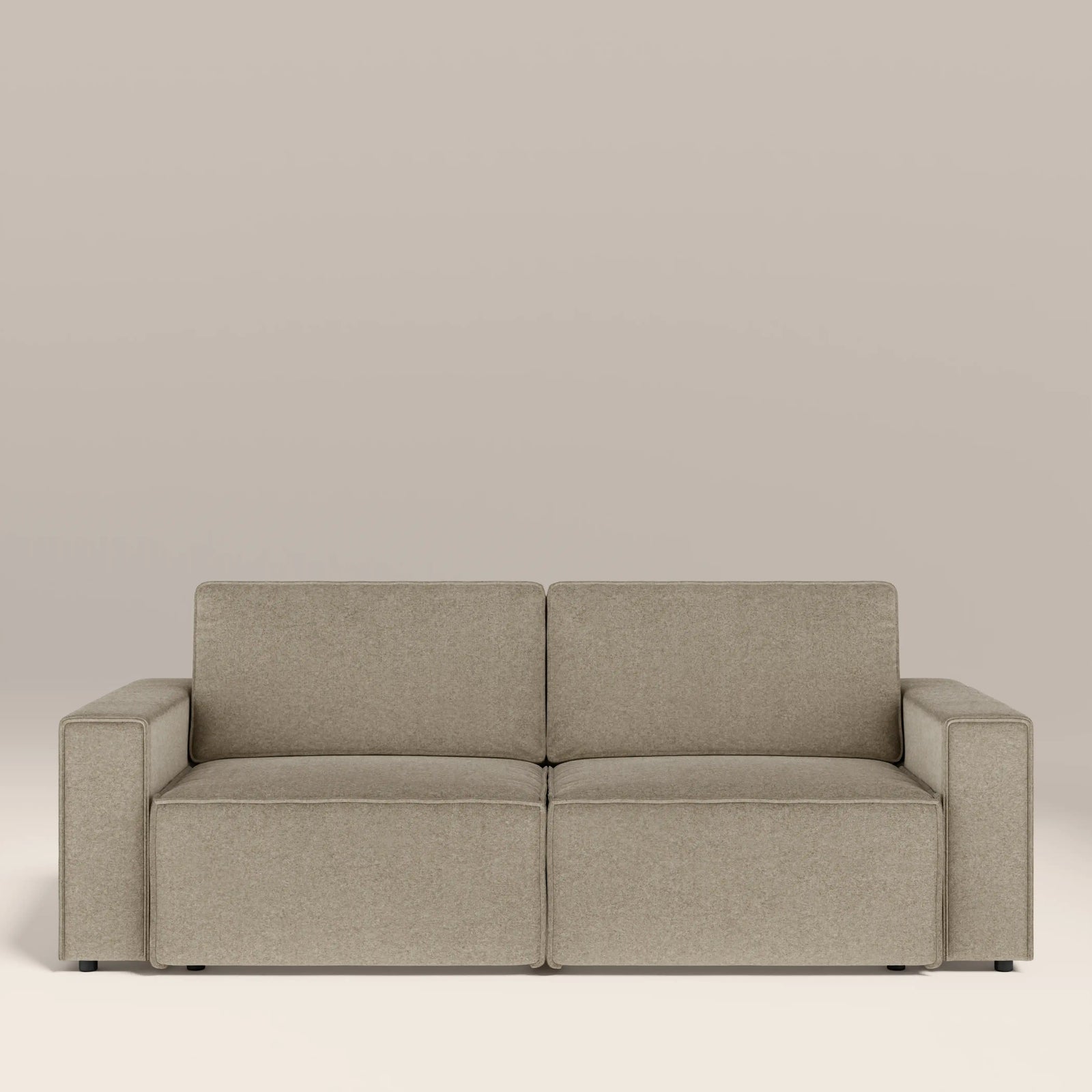 Ilana 3 Seater Sofa Bed | Soft Barley Sustainable Mohair Velvet