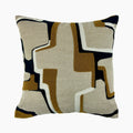 Alto Square Fabric Cushion | Whiskey Brown & Natural