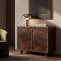Arden 2 Door Wooden Sideboard | Walnut Burl Wood