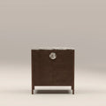 Tana 2 Door Sideboard | French Riviera Honed Marble & Walnut