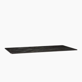 Safia Rectangle Table Top | Black Portoro Marble Effect
