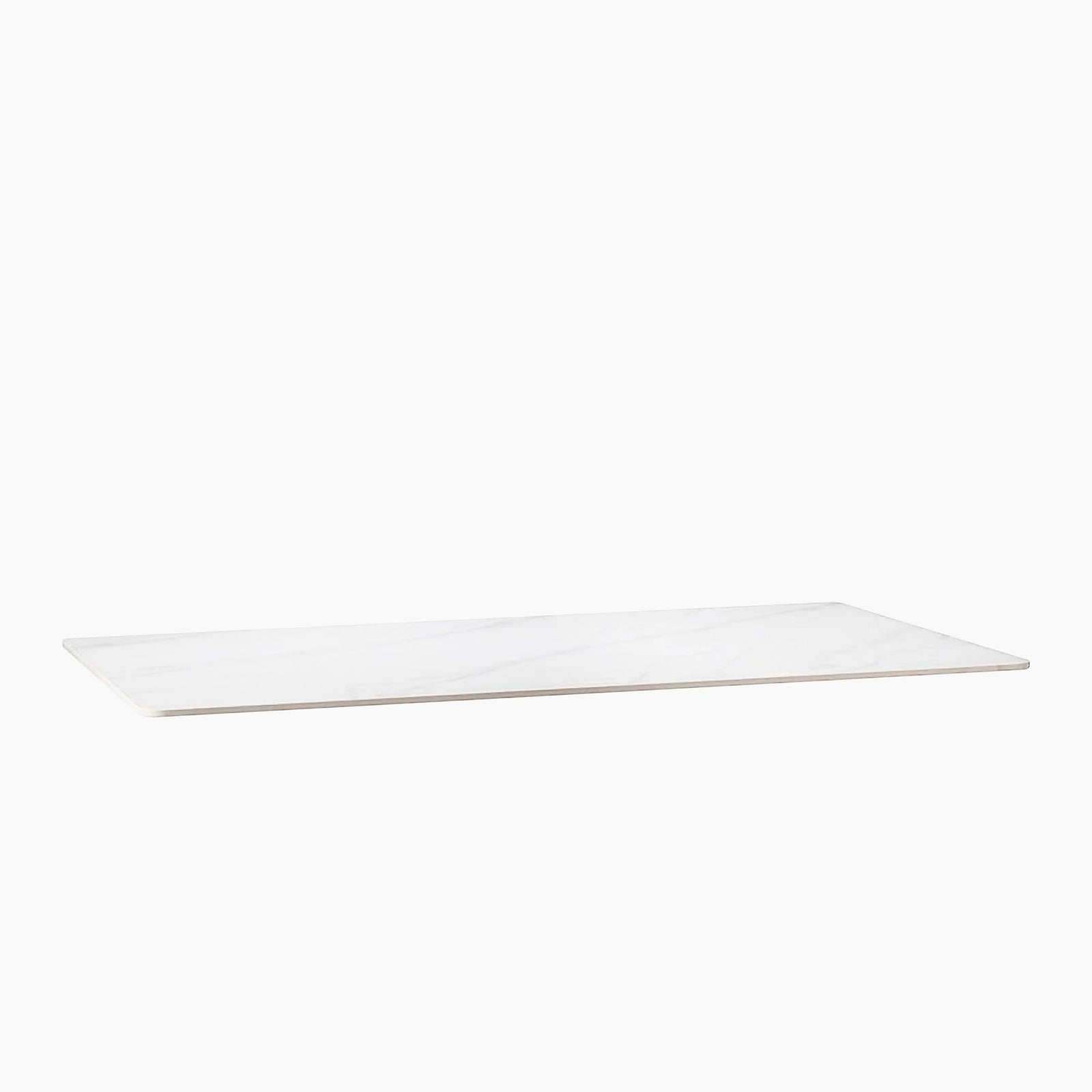 Safia Rectangle Table Top | White Calacatta Marble Effect