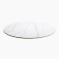 Safia Round Table Top | White Calacatta Marble Effect