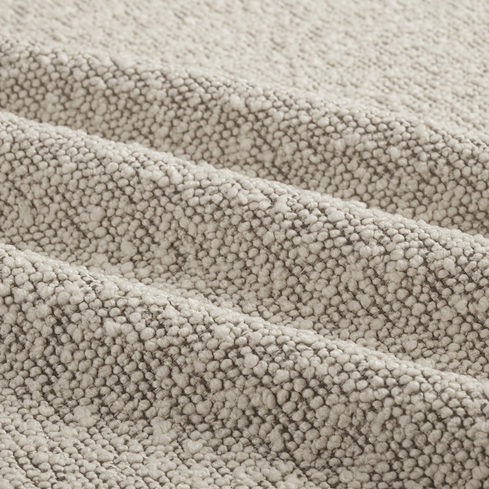 Matteo Low Stool | Speckled Stone Sustainable Boucle