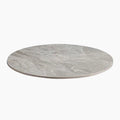 Safia Round Table Top | Grey Tundra Marble Effect