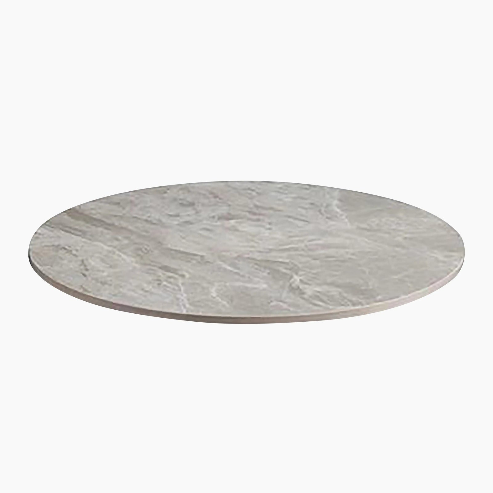 Safia Round Table Top | Grey Tundra Marble Effect