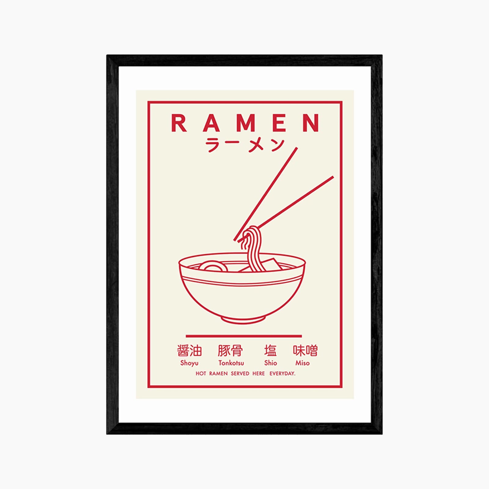 Japanese Ramen Graphic Print