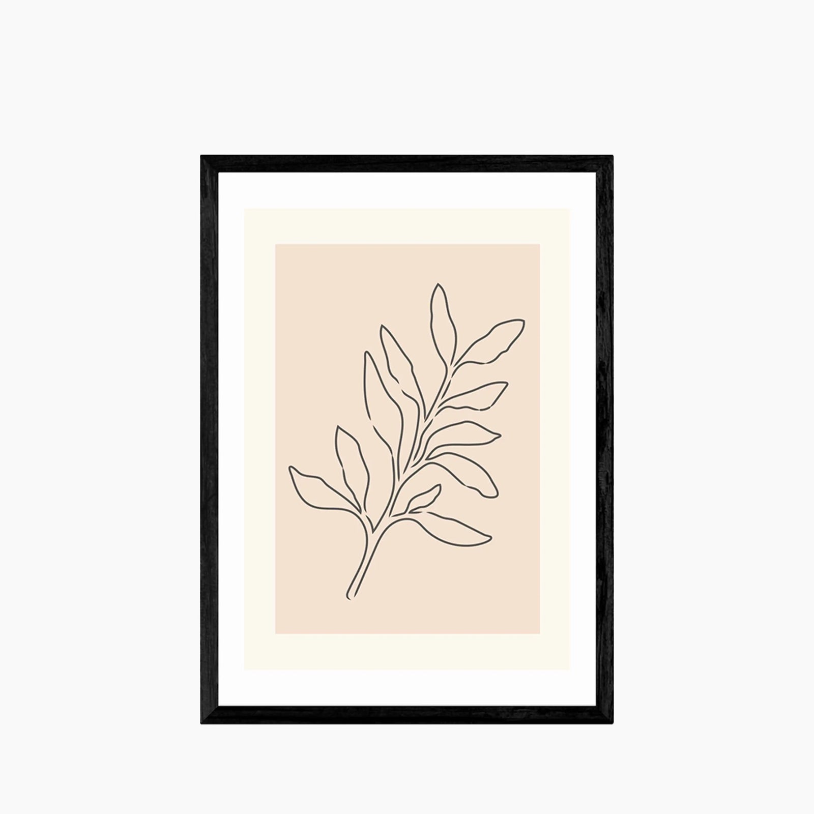 Soft Leaves Illustration Graphic Print