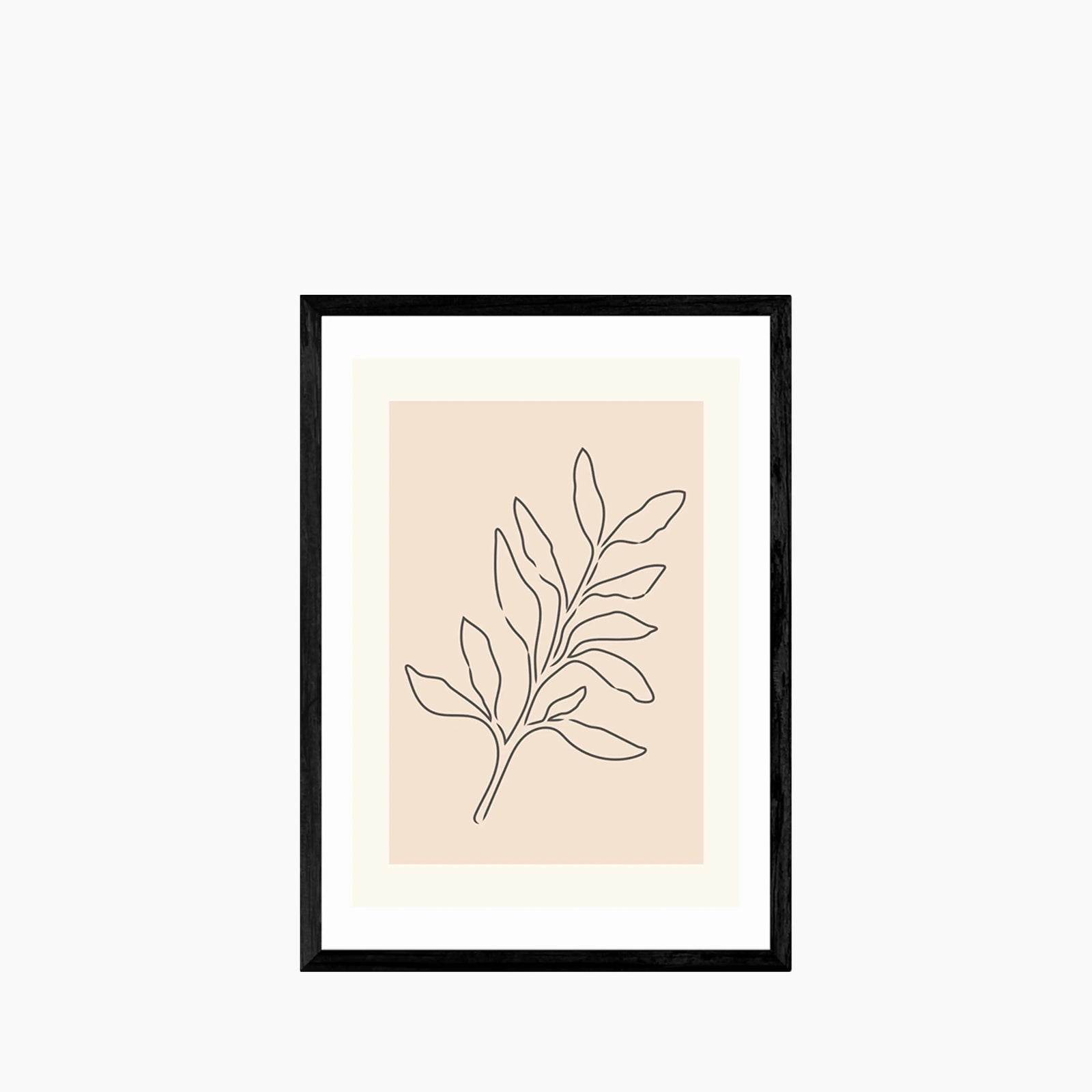 Soft Leaves Illustration Graphic Print