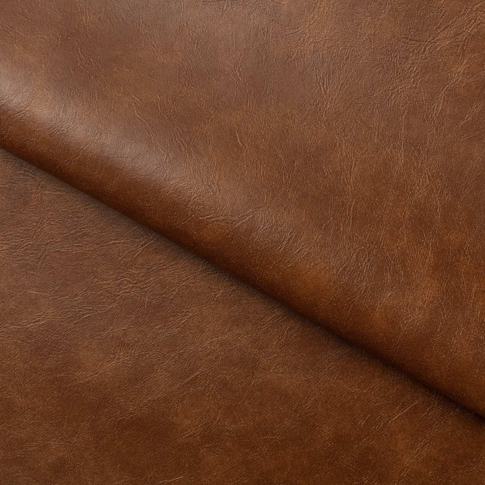 Barker Adjustable Stool | Vintage Tan Faux Leather & Black